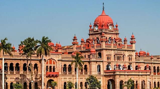 A university building in Rajasthan, near Amritsar.