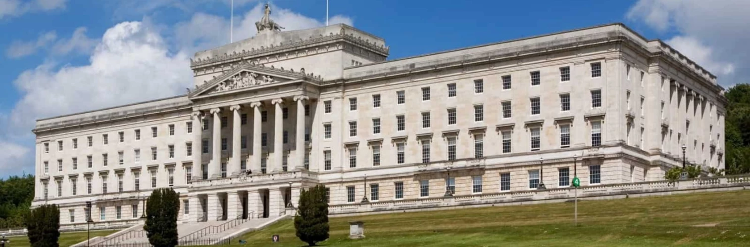 White Government building in Northern Ireland