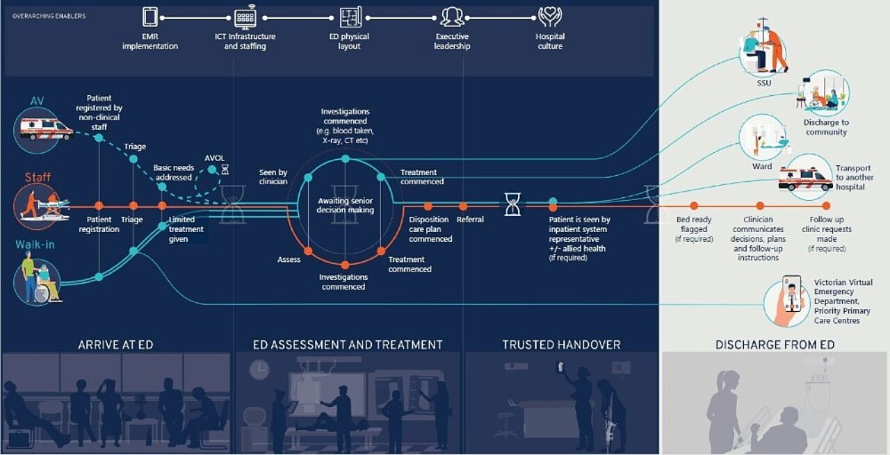 Screengrab of patient journey map