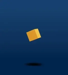 Decorative cube animation